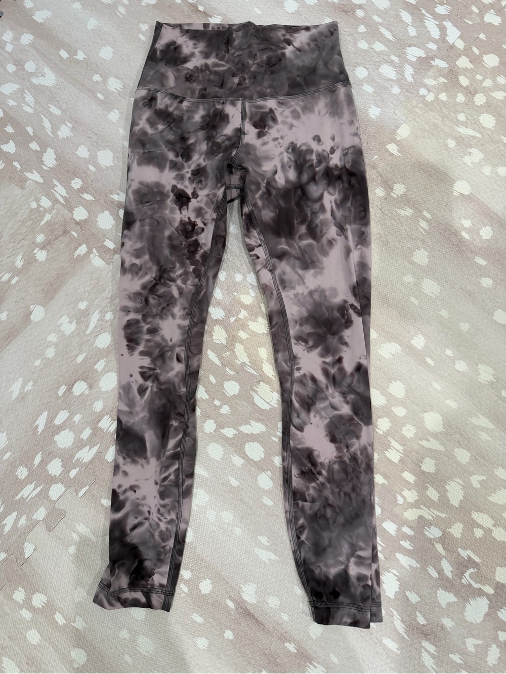 lululemon athletica Tie-Dye Purple Smoke Leggings